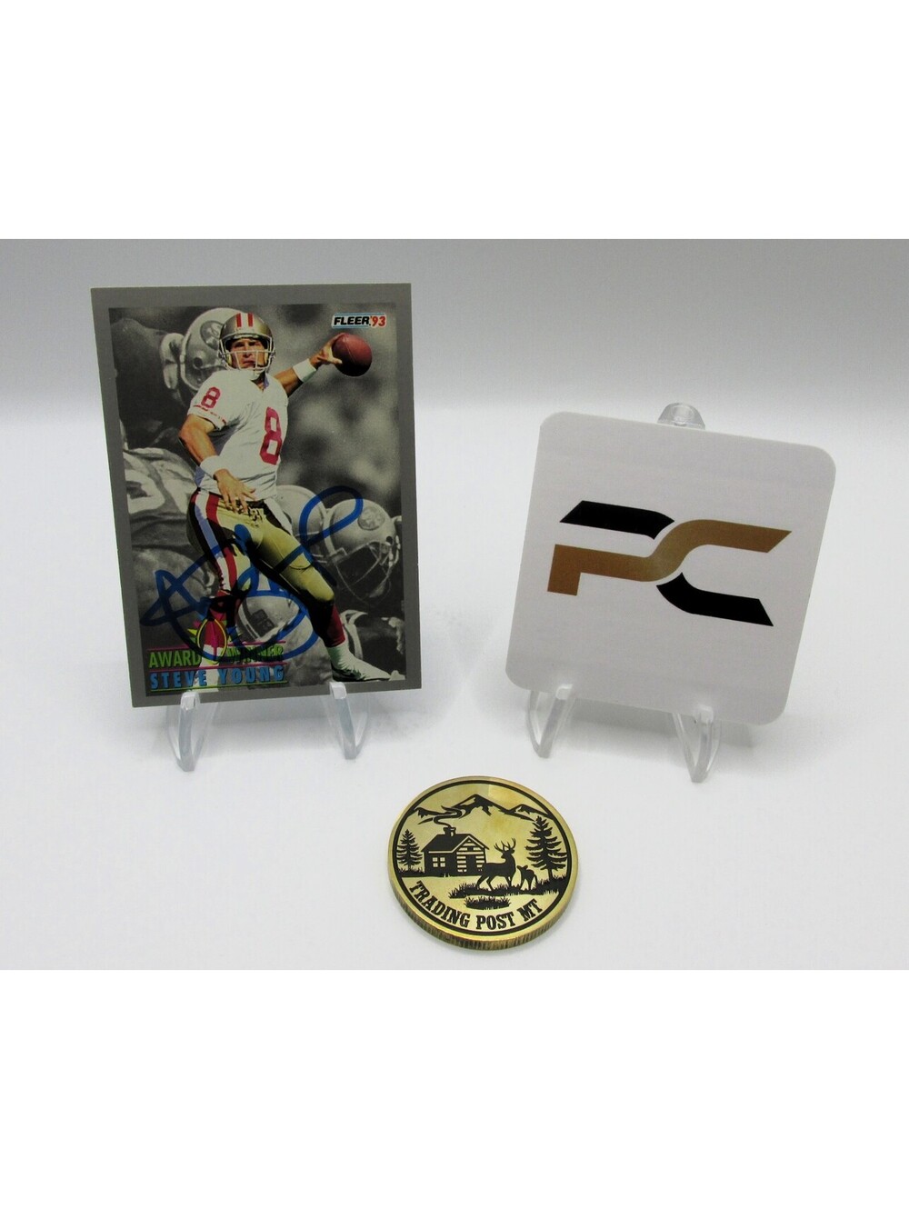 Steve Young Signed Card With COA (PC484851) (49ers)